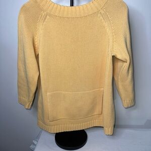 Saks Fifth Avenue Yellow Sweater